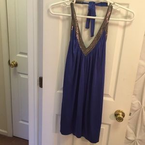 BCBGMaxazria blue dress